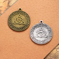 28MM Zinc Alloy Double Sided Charm Pendant for DIY Necklace Bracelet Jewelry Making