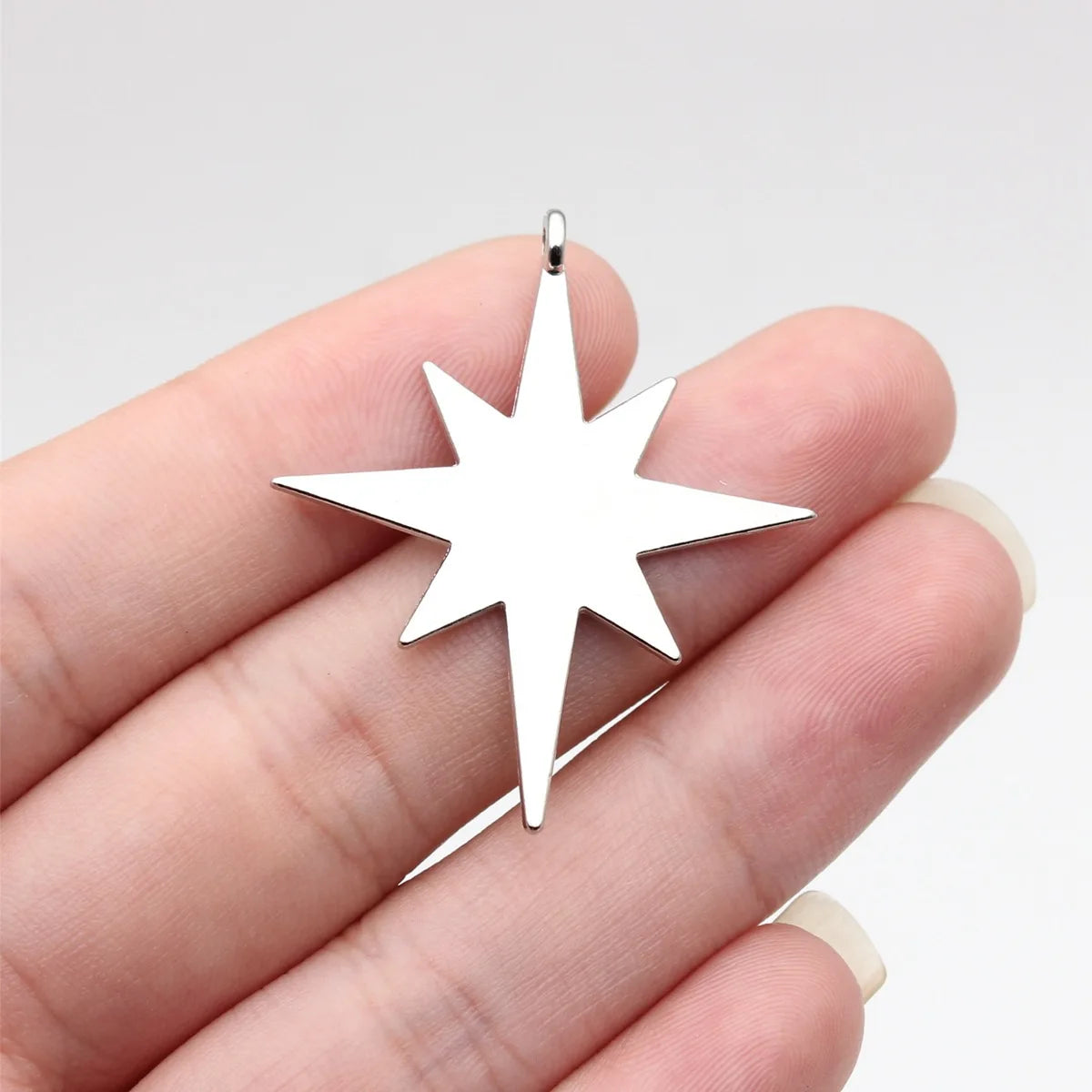 40x33mm 2.7g Multicolor Zinc Alloy Starburst Charm Pendant for DIY Necklace Clothing Jewelry Making