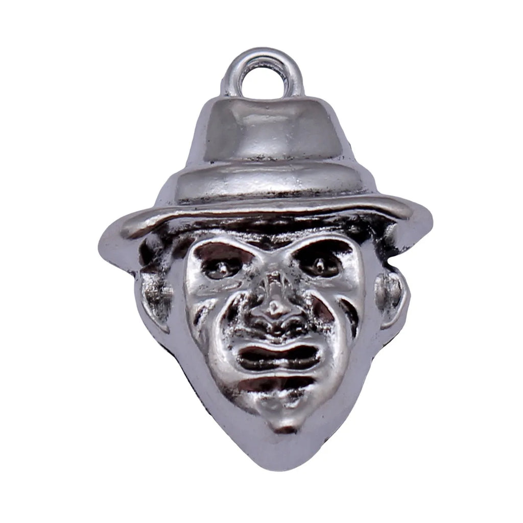 25x18mm 2.3g Antique Silver Zinc Alloy Hat Person Charm Pendant for DIY Necklace Bracelet Accessories