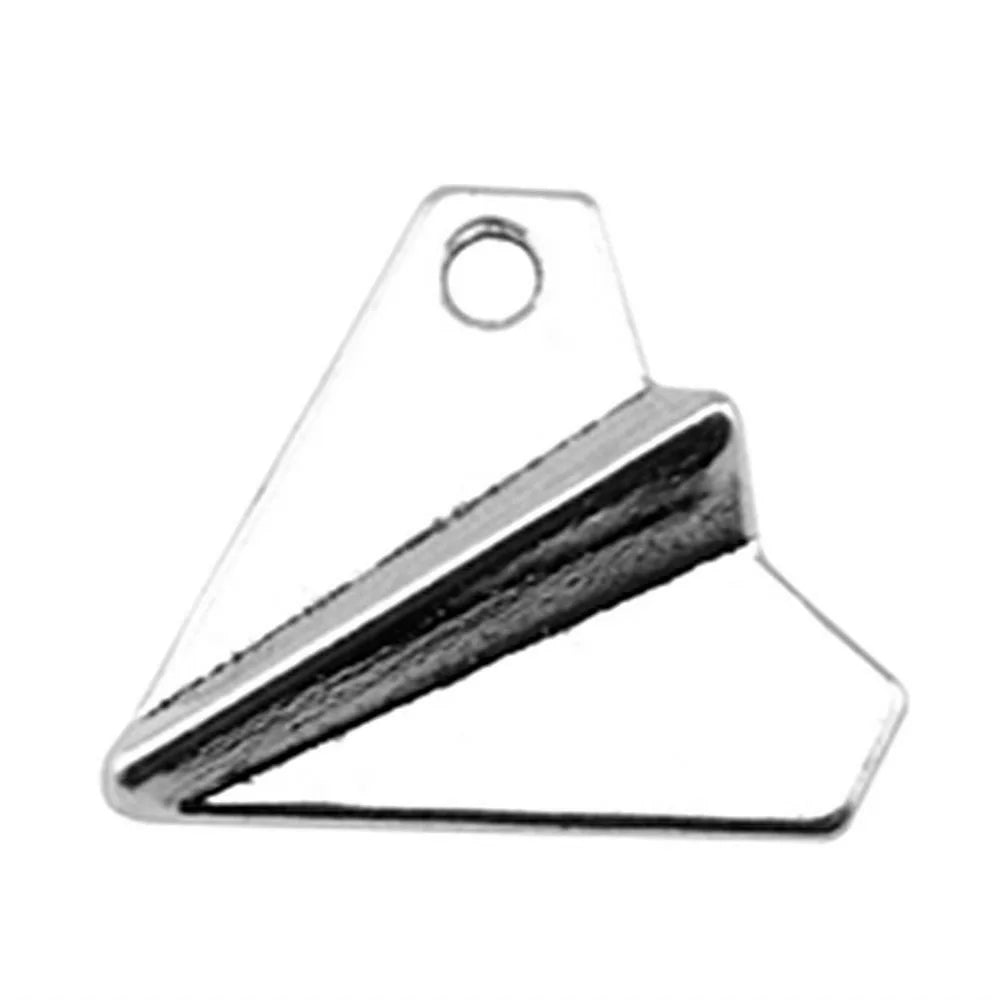 18x17mm 1.7g Multicolor Zinc Alloy Paper Airplane Charm Pendant for DIY Travel Jewelry Making