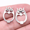 23x16mm 1.3g Multicolor Zinc Alloy Owl Cat Charm Pendant for DIY Necklace Bracelet Jewelry Making