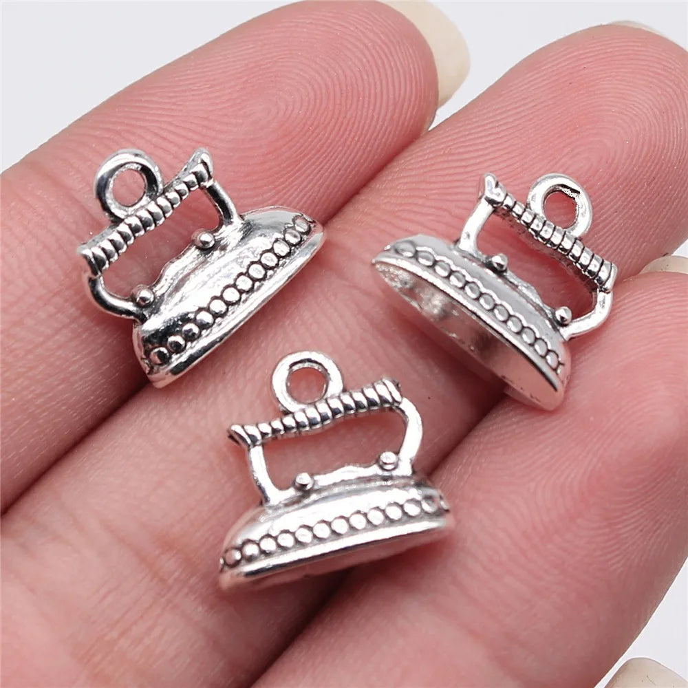 13x14mm 1.9g Zinc Alloy Charm Pendants for DIY Jewelry Accessories