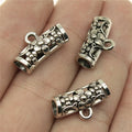 19x10x7mm 1.6g Antique Silver Zinc Alloy Vintage Pendant Bails Connector Charms for DIY Jewelry Making