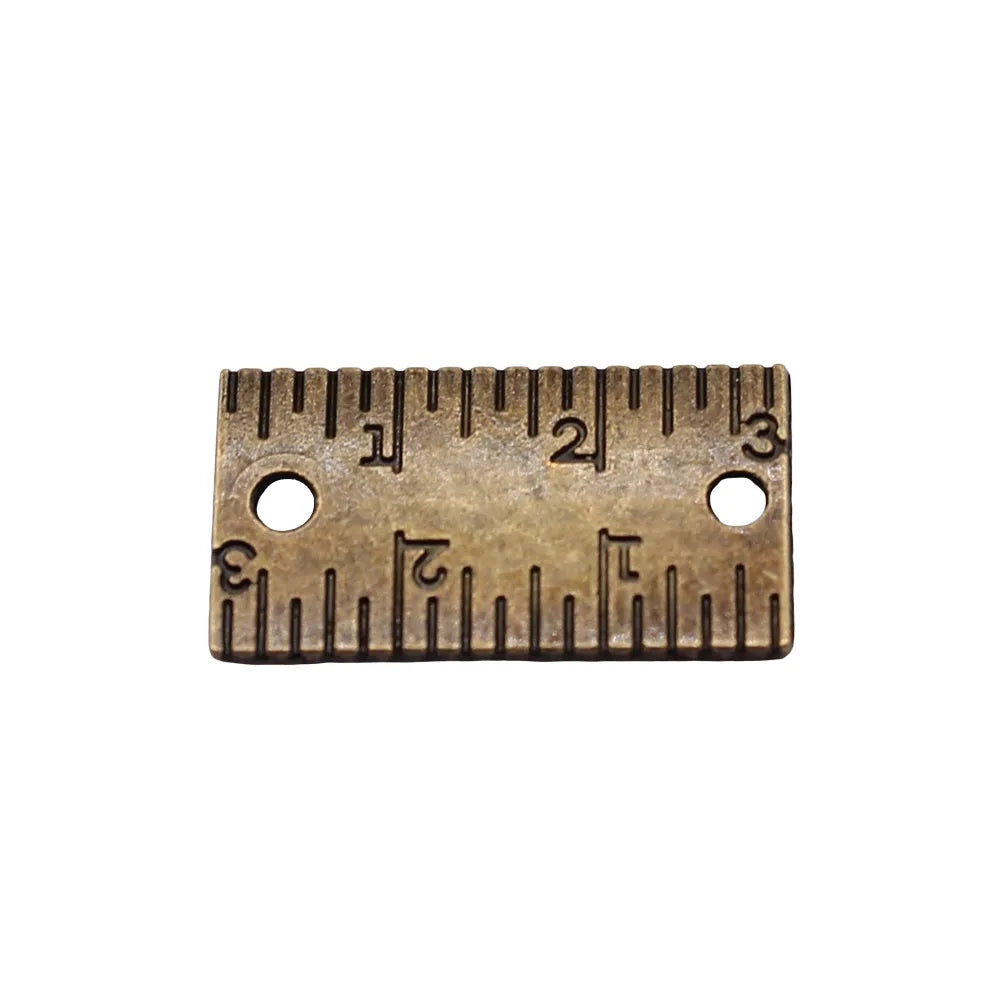21mm 1.4g Multicolor Zinc Alloy Ruler Connector Charm for DIY Bracelet Necklace Making