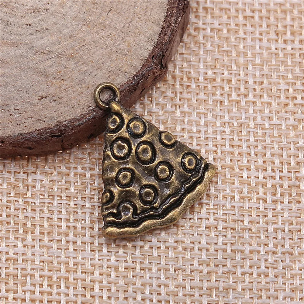 25x22mm 1.9g Multicolor Zinc Alloy Biscuit Charm Pendant for DIY Necklace Bracelet Jewelry Making