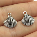 15x13mm 0.6g Multicolor Zinc Alloy Shell Charm Pendant for DIY Bracelet Necklace Jewelry Making