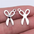 20x14mm 1g Antique Silver Zinc Alloy Scissors Charm Pendant for DIY Jewelry Making