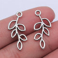 25x11mm 0.8g Multicolor Zinc Alloy Hollow Tree Branch Charm Pendant for DIY Necklace Jewelry Making