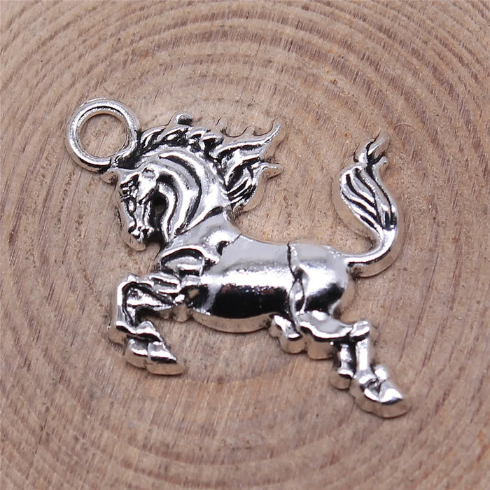 32x24mm 2g Multicolor Zinc Alloy Horse Charm Pendant for DIY Necklace Bracelet Accessories