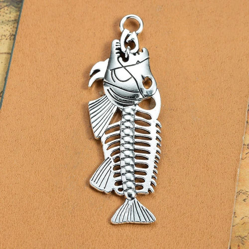 Zinc Alloy Goldfish Charm Pendant for DIY Necklace Bracelet Jewelry Making — 70×23mm