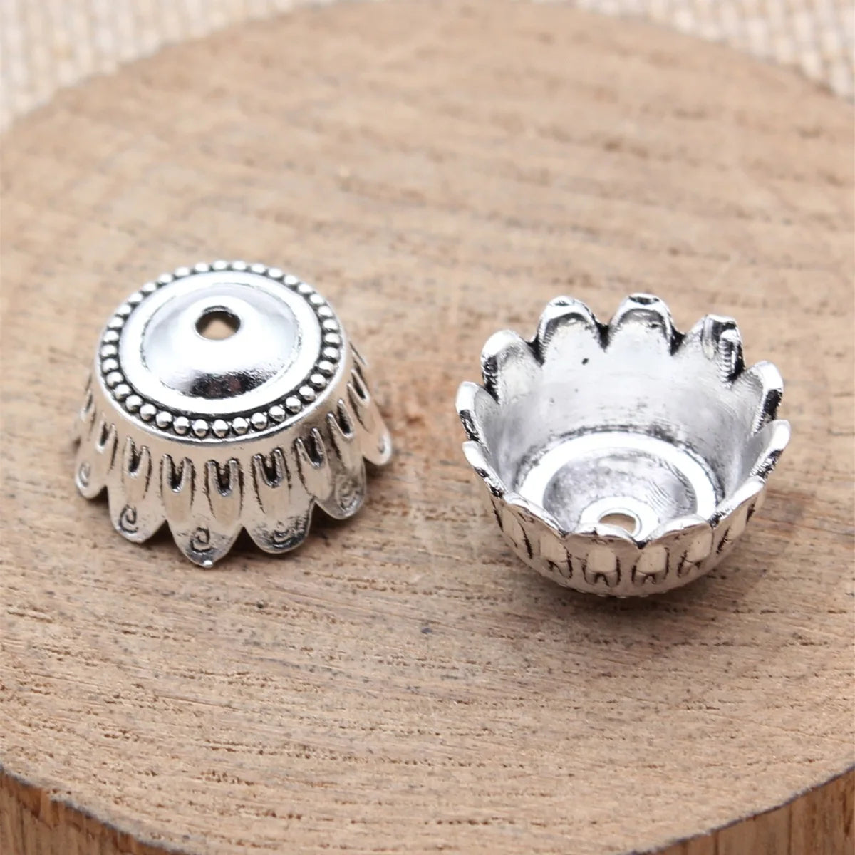 16.7x16.7x9.2mm 2.3g Multi Color Zinc Alloy Cone Bead Caps for DIY Tassel Necklace Bracelet Jewelry