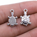 18x11mm 1.1g Multicolor Zinc Alloy Turtle Charm Pendant for DIY Bracelet Necklace Jewelry Making