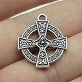 23x20mm 2.3g Antique Silver Zinc Alloy Cross Charm Pendant for DIY Necklace Bracelet Jewelry Making