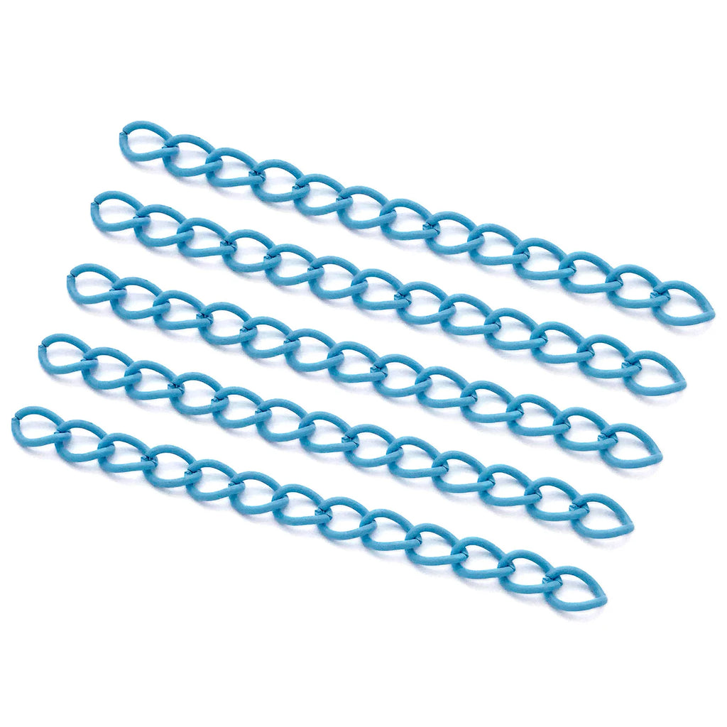 Color Painted Iron O Link Extension Chain for Necklace Bracelet Bag Jewelry Making