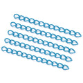 Color Painted Iron O Link Extension Chain for Necklace Bracelet Bag Jewelry Making