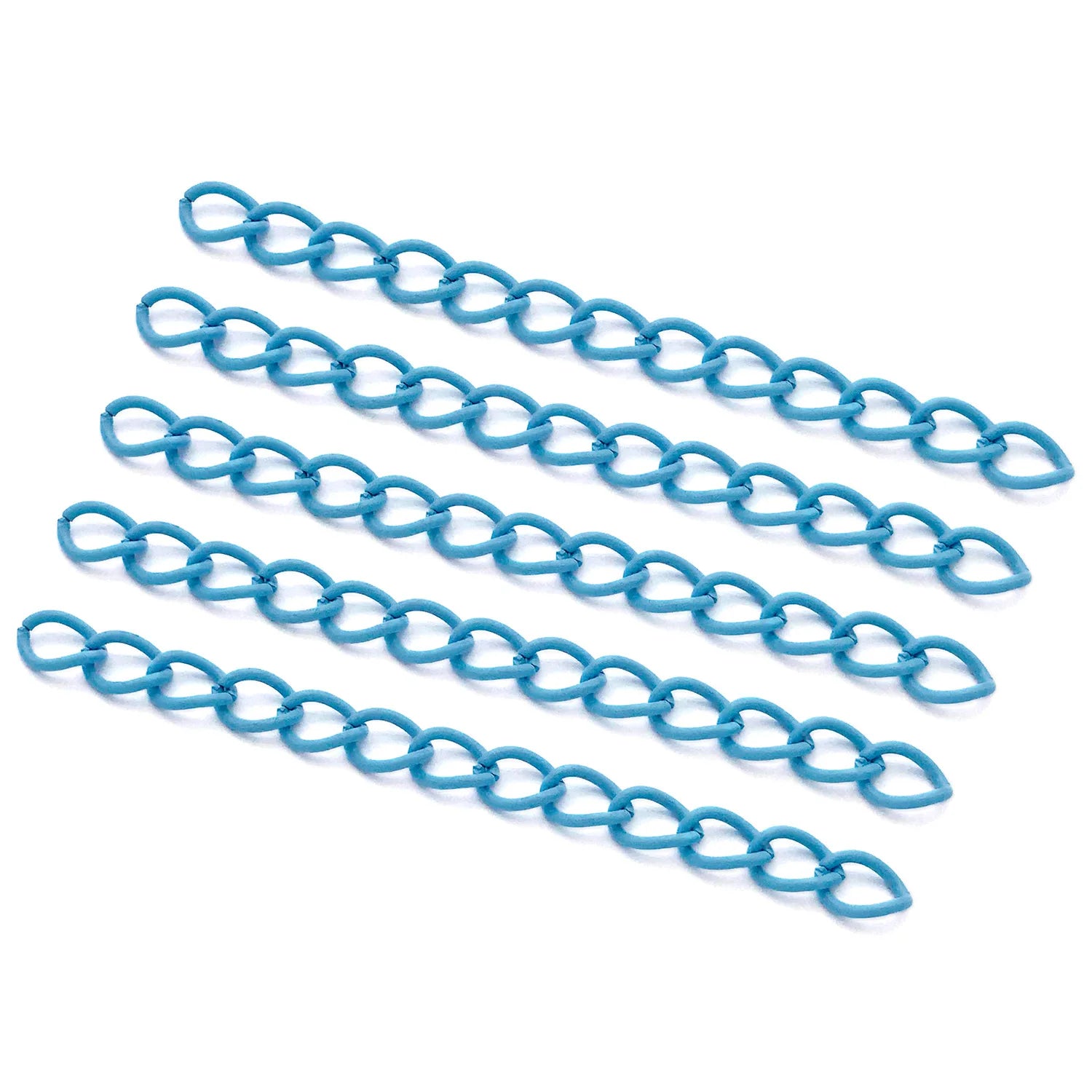 Color Painted Iron O Link Extension Chain for Necklace Bracelet Bag Jewelry Making