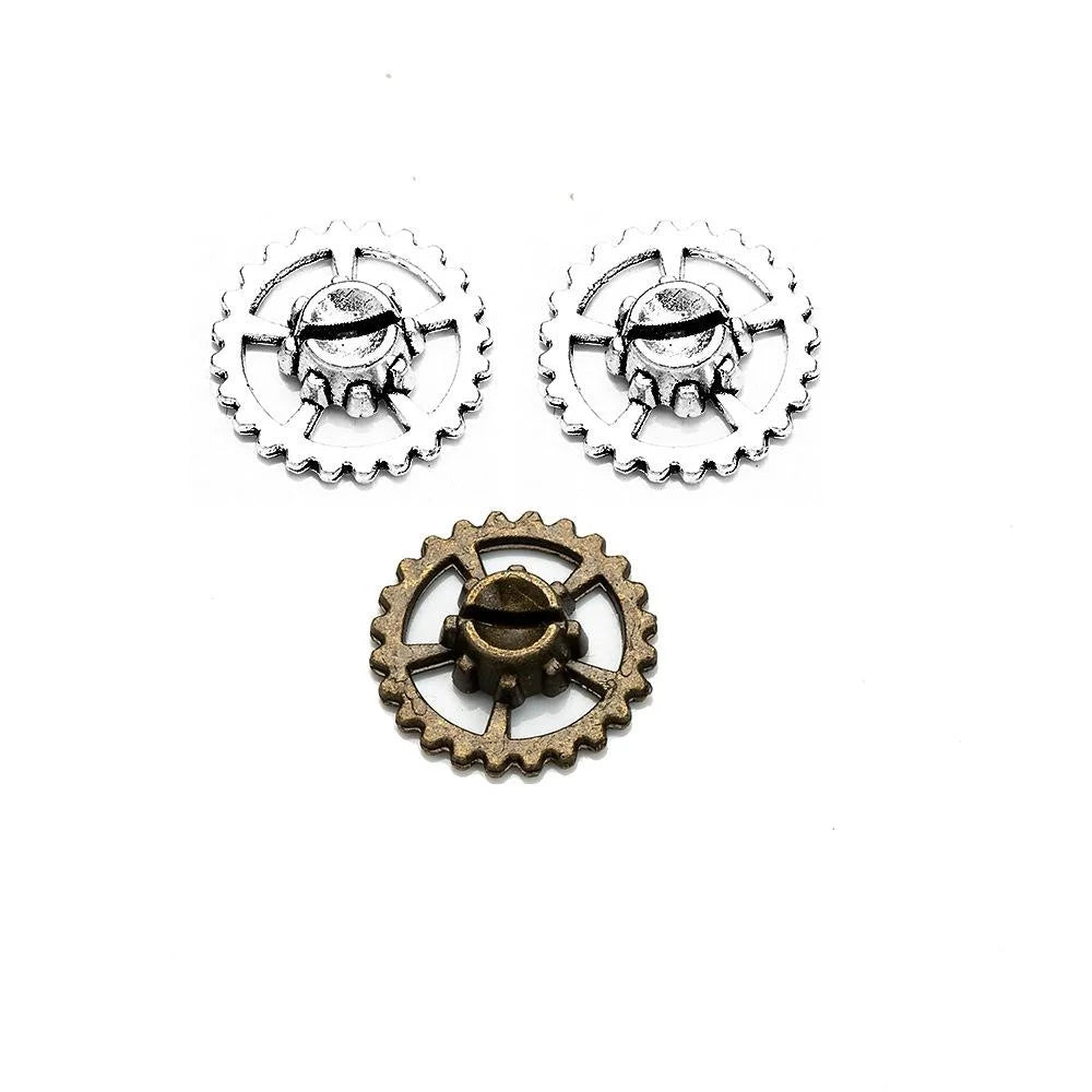 14MM Antique Silver Zinc Alloy Charm Pendant for DIY Necklace Bracelet Jewelry Making