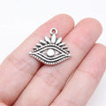 20x22mm 2g Antique Silver Zinc Alloy Eye Charm Pendant for DIY Necklace Bracelet Jewelry Making