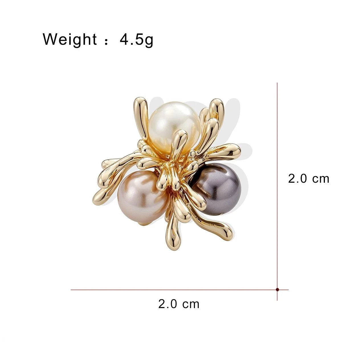 Elegant Rhinestone LOVE Snowflake Pearl Flower Brooch, Light Luxury Lapel Pin Corsage Suit Accessory Gift