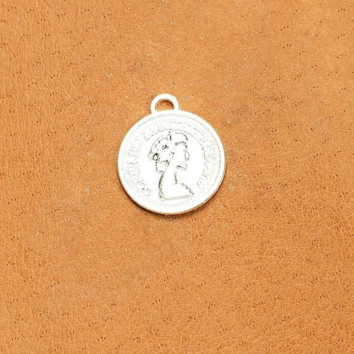 17MM Zinc Alloy Double Sided Charm Pendant for DIY Necklace Bracelet Jewelry Making