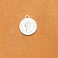 17MM Zinc Alloy Double Sided Charm Pendant for DIY Necklace Bracelet Jewelry Making