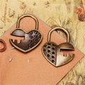 46x34MM Antique Silver Zinc Alloy Heart Lock Charm Pendant for DIY Necklace Bracelet Jewelry Making