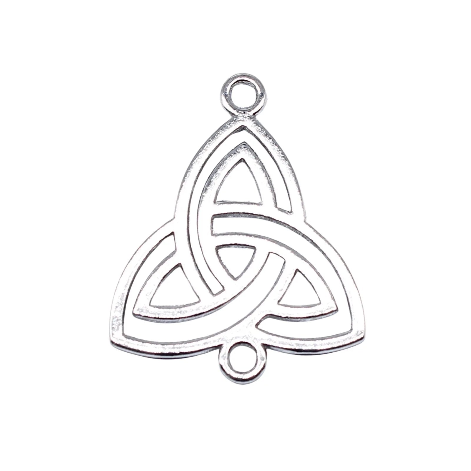 33x26mm 2.6g Antique Silver Zinc Alloy Celtic Knot Connector Charm for DIY Bracelet Necklace Making