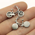 26x18mm 1.9g Antique Silver Zinc Alloy Bicycle Charm Pendant for DIY Necklace Bracelet Jewelry Making