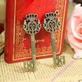 68x23MM Antique Silver Zinc Alloy Crown Key Charm Pendant for DIY Necklace Bracelet Jewelry Making