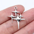 29x23mm 2g Multicolor Zinc Alloy Shining Star Charm Pendant for DIY Necklace Bracelet Jewelry Making