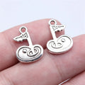 13x18mm 1.3g Antique Silver Tone Zinc Alloy Golf 18th Hole Charm Pendant for DIY Sports Jewelry Making