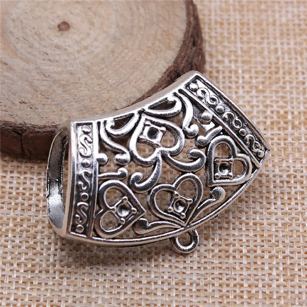 43x32mm 8.7g Zinc Alloy Oval Scarf Buckle Jewelry Finding for DIY Shawl and Bag Accessories