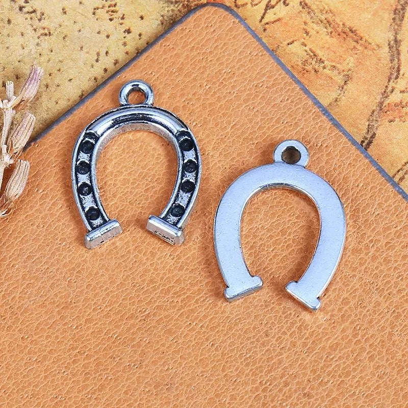 20x14MM Antique Silver Zinc Alloy Horse Charm Pendant for DIY Necklace Bracelet Jewelry Making