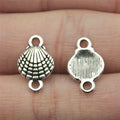10x16mm 0.7g Multicolor Zinc Alloy Shell Connector Charm for DIY Bracelet Necklace Jewelry Making