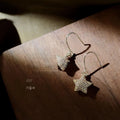 14K Gold Plated Copper Mini Star Drop Earrings Micro Pave Zircon Korean Minimalist Jewelry