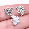 13x10mm 0.8g Multicolor Zinc Alloy Butterfly Charm Pendant for DIY Necklace Bracelet Jewelry Making