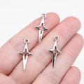 23x10mm 0.5g Multicolor Zinc Alloy Hollow Star Charm Pendant for DIY Necklace Bracelet Jewelry Making