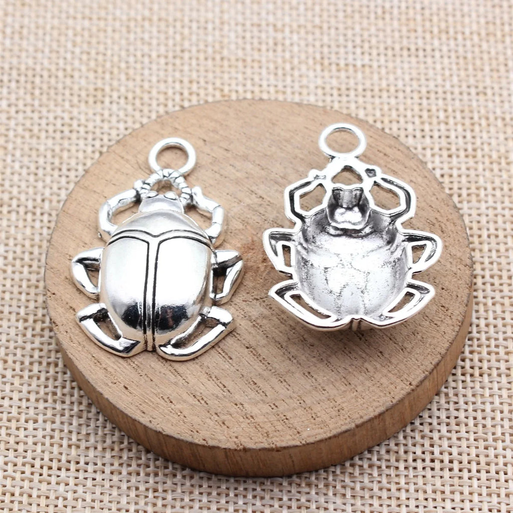 40x27mm 7.1g Multicolor Zinc Alloy Beetle Charm Pendant for DIY Necklace Bracelet Jewelry Making