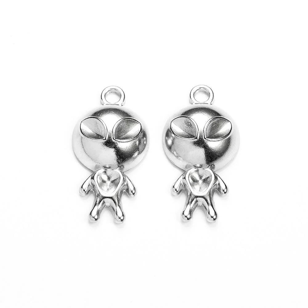 30x10MM Antique Silver Zinc Alloy Charm Pendant for DIY Necklace Bracelet Jewelry Making