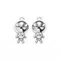 30x10MM Antique Silver Zinc Alloy Charm Pendant for DIY Necklace Bracelet Jewelry Making