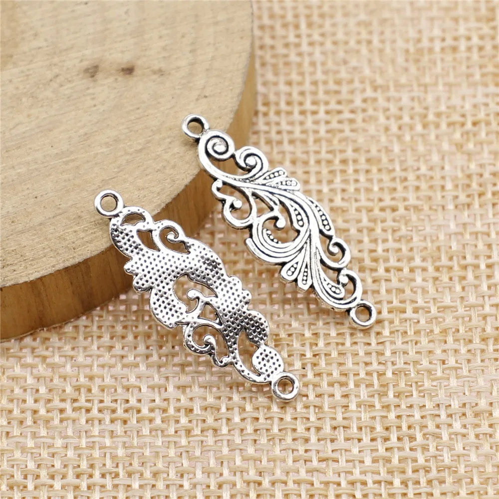 30x10mm 0.9g Multicolor Zinc Alloy Auspicious Cloud Connector Charm for DIY Bracelet Jewelry Making