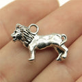 23x15mm 3.4g Multicolor Zinc Alloy Lion Charm Pendant for DIY Bracelet Necklace Jewelry Making