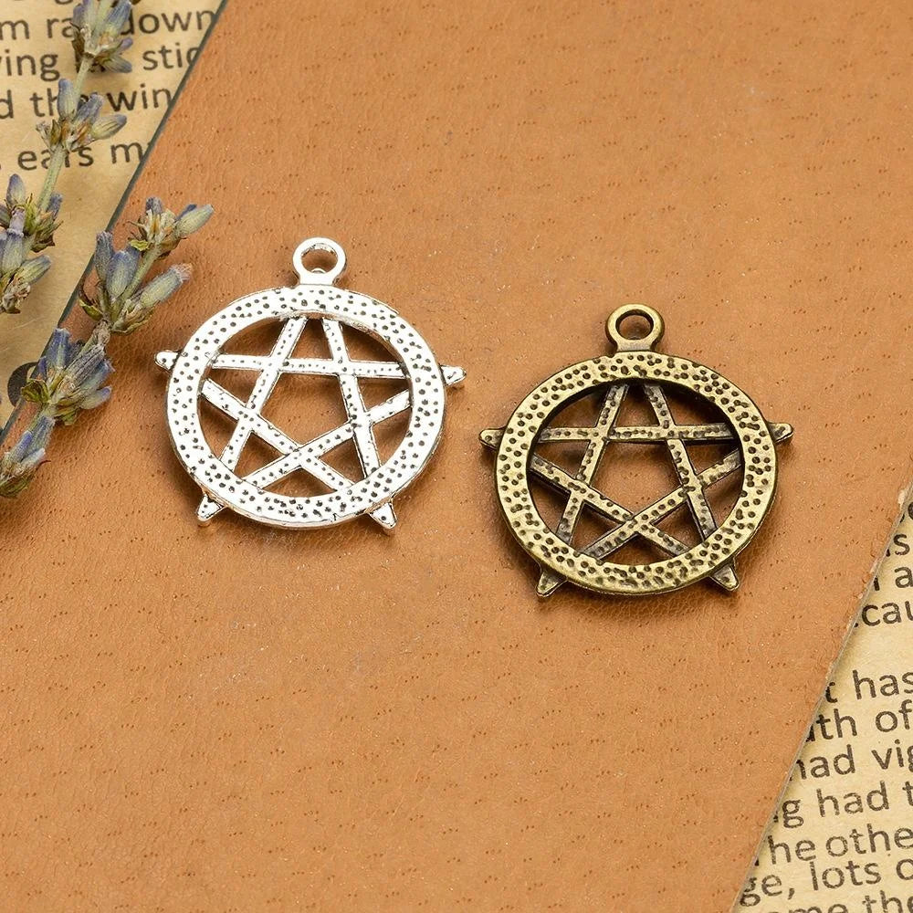 30x28MM Antique Silver Zinc Alloy Charm Pendant for DIY Necklace Bracelet Jewelry Making