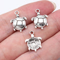 16x12mm 0.7g Multicolor Zinc Alloy Sea Turtle Charm Pendant for Necklace Bracelet DIY Jewelry Making