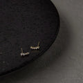 Mini Micro Pave Zircon Copper Stud Earrings With 14K Plated Korean Minimalist Geometric Jewelry
