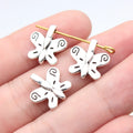 14x13mm 1.05g Antique Silver Zinc Alloy Butterfly Charm Pendant for DIY Necklace Bracelet Making