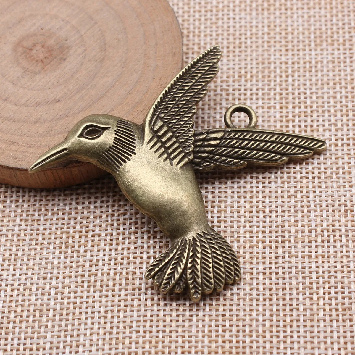 68x61mm 11.3g Multicolor Zinc Alloy Big Bird Charm Pendant for DIY Necklace Bracelet Jewelry Making