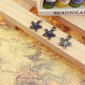 14x11MM Antique Silver Zinc Alloy Five Petal Flower Charm Pendant for DIY Necklace Bracelet Jewelry Making