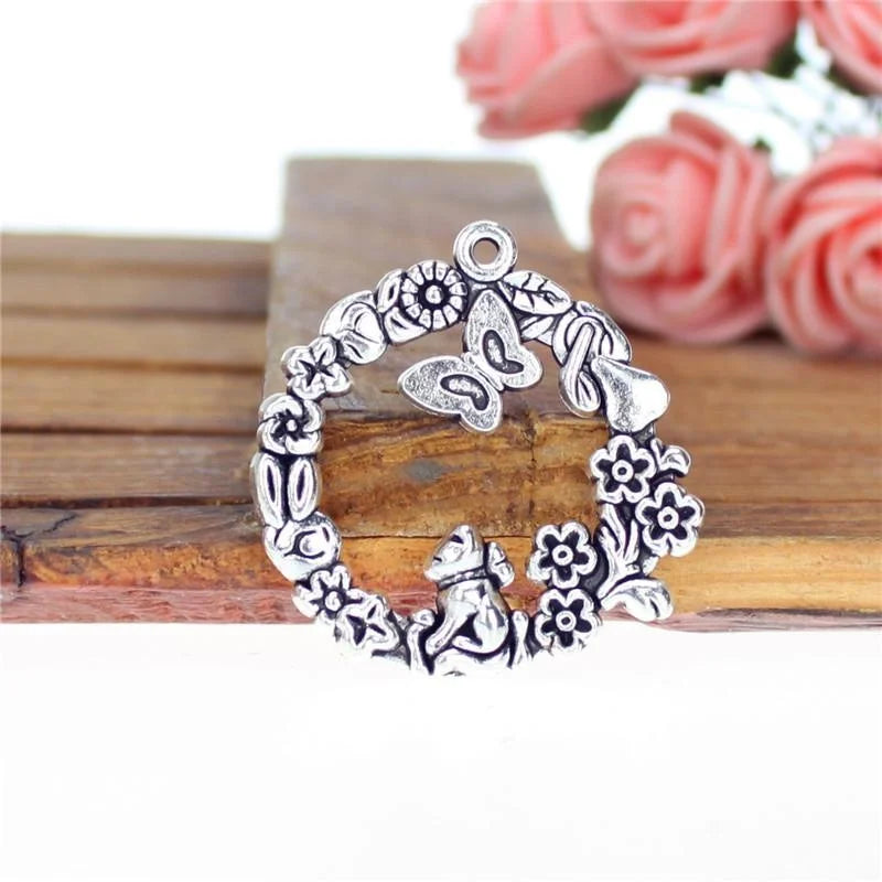 33MM Zinc Alloy Charm Pendant for DIY Necklace Bracelet Jewelry Making