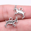 18x12mm 0.9g Antique Silver Zinc Alloy Goat Charm Pendant for DIY Necklace Bracelet Jewelry Making